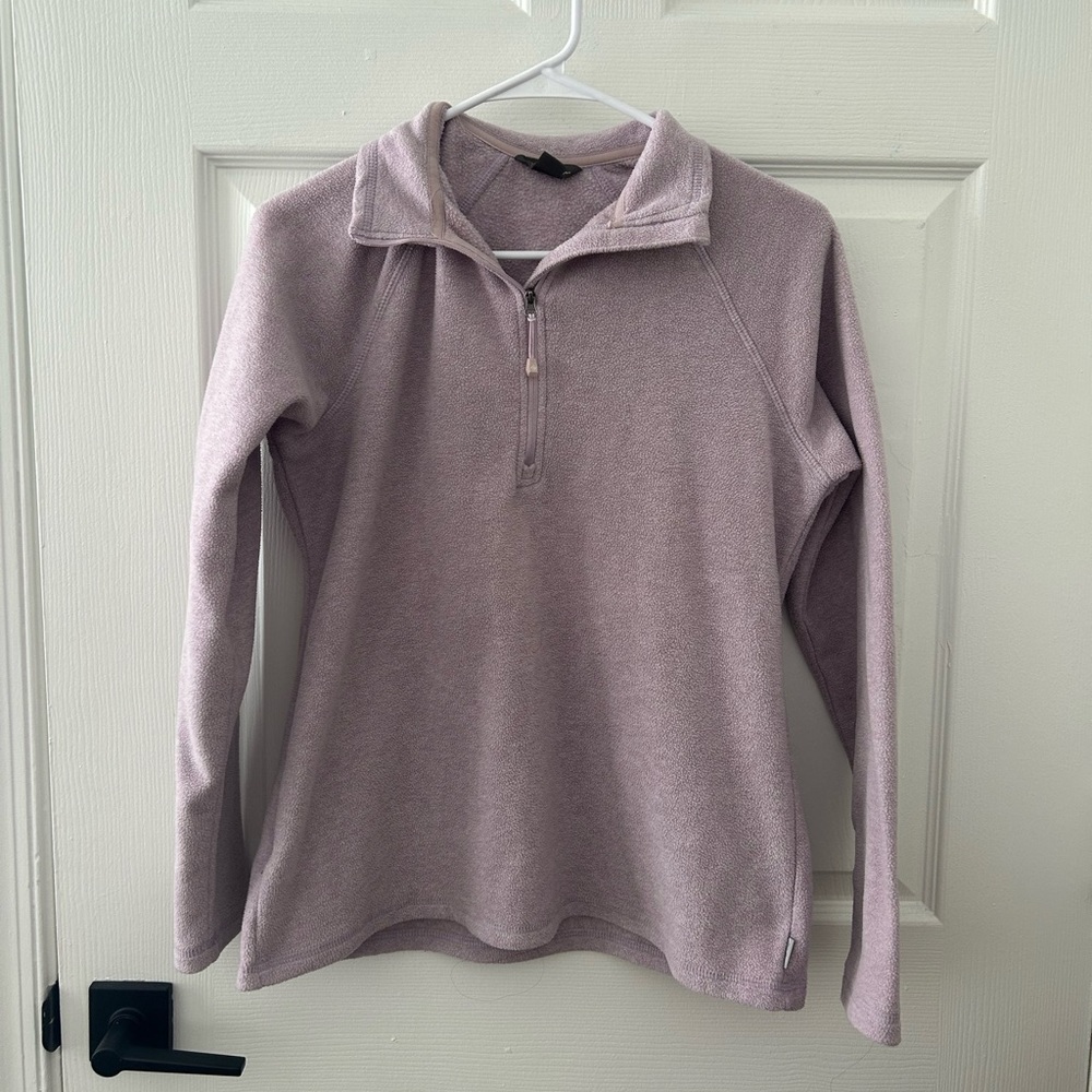 Eddie Bauer Women's Lavender Quarter-Zip Pullover